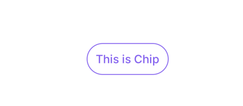 Outline Primary Chips Legion React Native