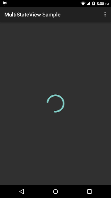 viewstate android loading
