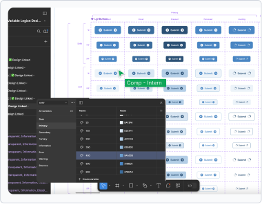 change visual ui from variable and push to plugin after