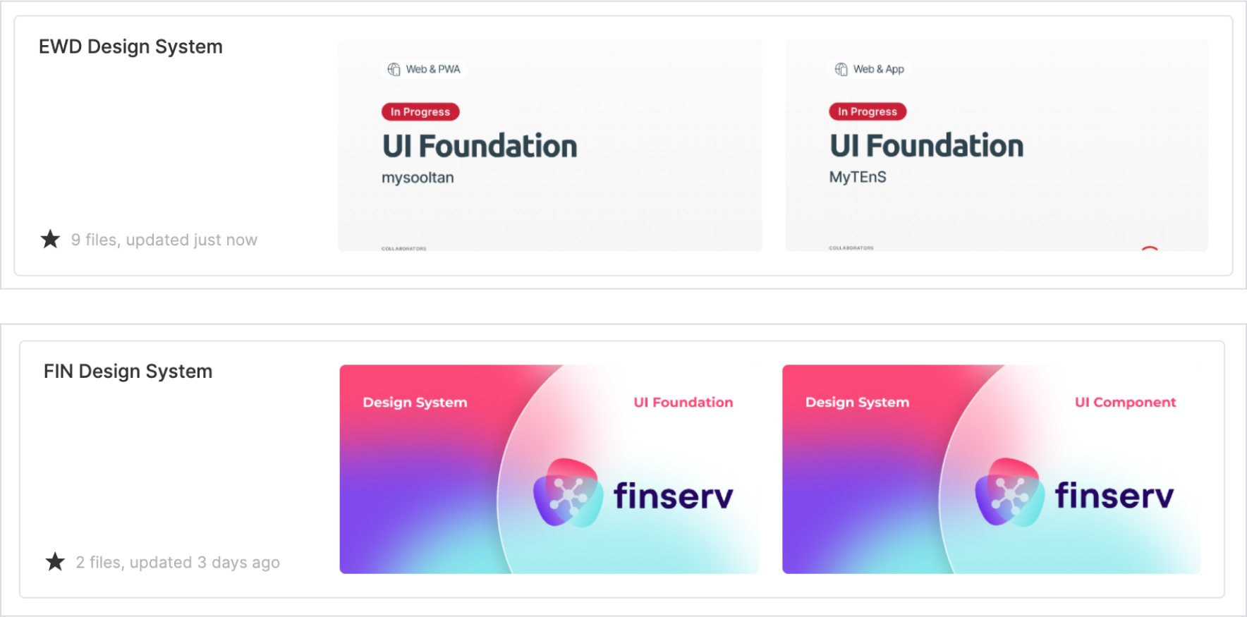 design system folder